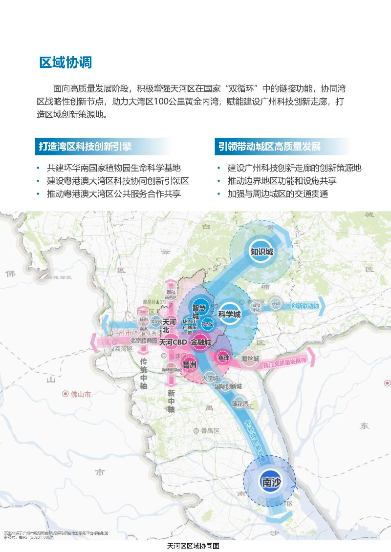 广州2035湾区典范活力天河广州市天河区国土空间总体规划草案